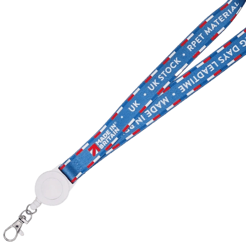 rPET Lanyard with Ski Pass Reel