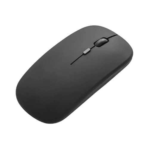 Promotional Recycled Wireless Mouse with 500mAh Battery in Black from Total Merchandise