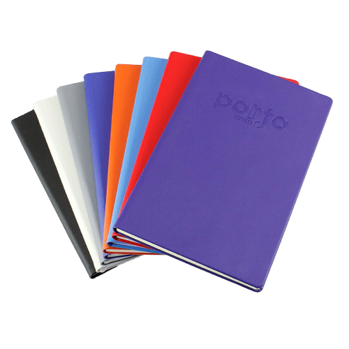 Custom Branded A5 Porto Recycled PET Notebooks with your logo from Total Merchandise