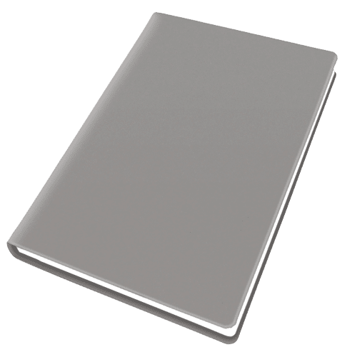 Custom Branded A5 Porto Recycled PET Notebook in Grey with your logo from Total Merchandise