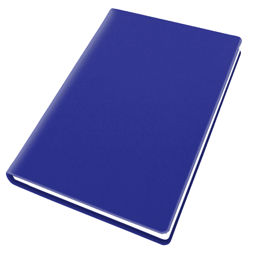 Custom Printed A5 Porto Recycled PET Notebook in Royal Blue with your logo from Total Merchandise
