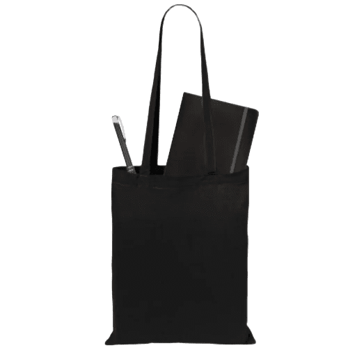 Promotional Mini Merch Gift Bags in Black with a design from Total Merchandise