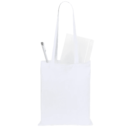 Custom Mini Merch Gift Bags in White with a design from Total Merchandise