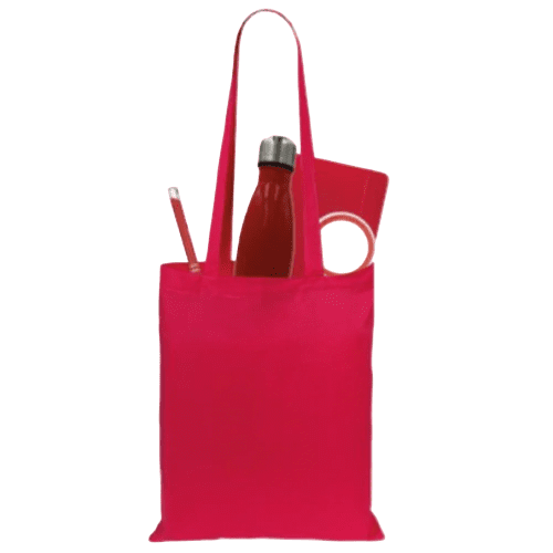 Custom Printed Maxi Merch Gift Bag in Red branded with your logo from Total Merchandise
