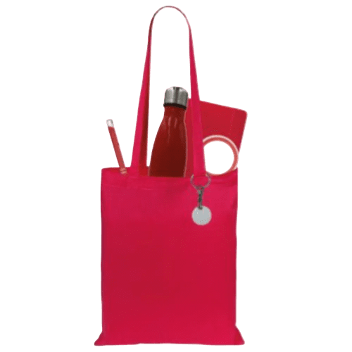 Personalisable Ultra Merch Gift Bag in Red branded with your logo from Total Merchandise