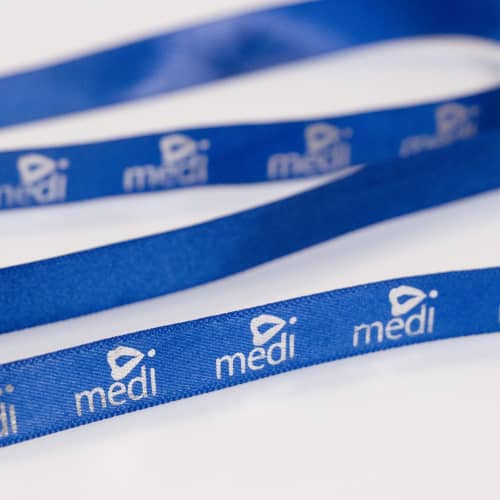 10mm UK Made Branded Ribbon