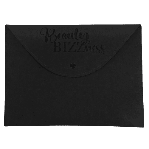 Logo Branded Large rPET Felt Wallet in Black 7 branded with your logo from Total Merchandise