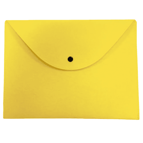 Personalisable Large rPET Felt Wallet in Yellow 8 branded with your logo from Total Merchandise