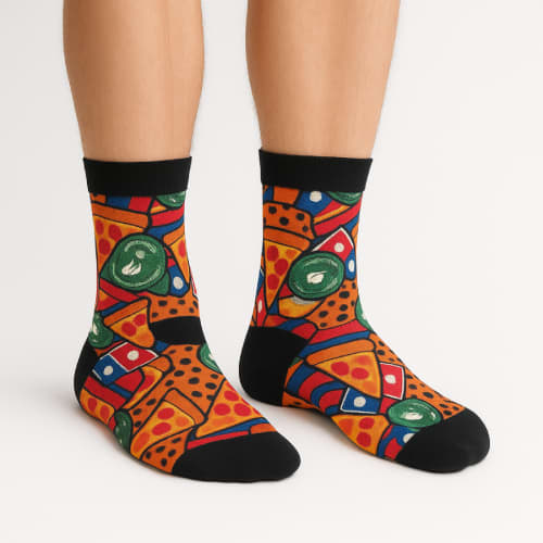 All Over Printed Polyester Socks