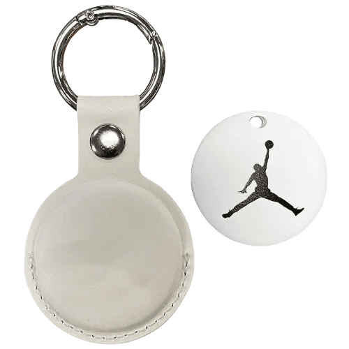 Branded MiTag Android Tracker Tag in Off White/White printed with your logo from Total Merchandise