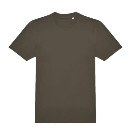 Personalisable B&C Heavyweight Coloured Cotton T-Shirt in Khaki from Total Merchandise