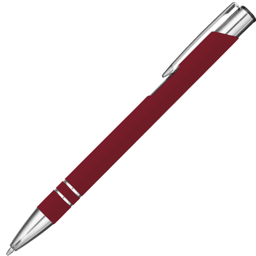 Electra Softfeel GRS Recycled Ballpen in Burgundy