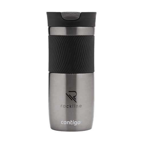 Customisable Contigo® 470ml Double Walled Thermos Cup in Gunmetal printed with your company logo