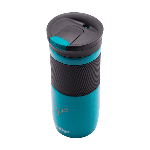 Custom Printed Contigo® 470ml Double Walled Thermos Cup in Turquoise printed with your company logo