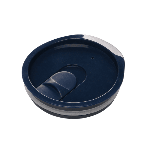 The lid off of the Recycled Monet 350ml Tumbler with a design from Total Merchandise