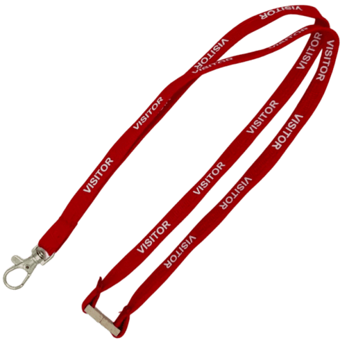 10mm Recycled Visitor Lanyards