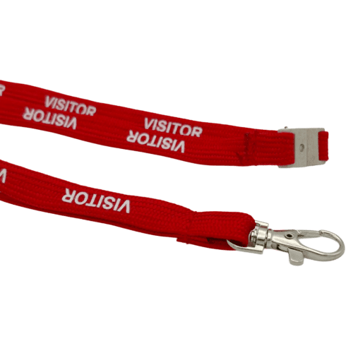10mm Recycled Visitor Lanyards
