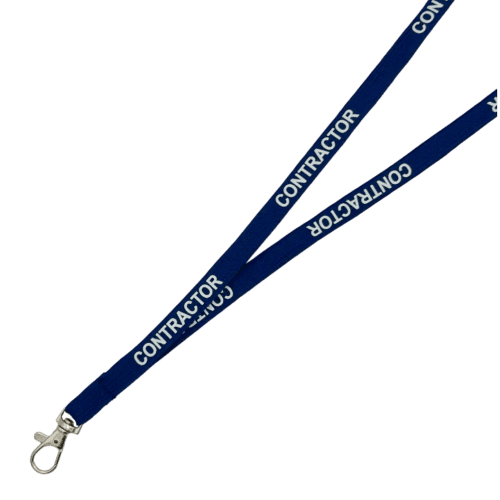 10mm Contractor Lanyards in Blue