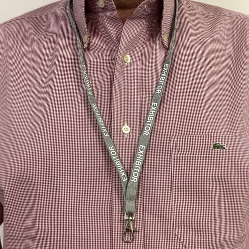 10mm Exhibitor Lanyards