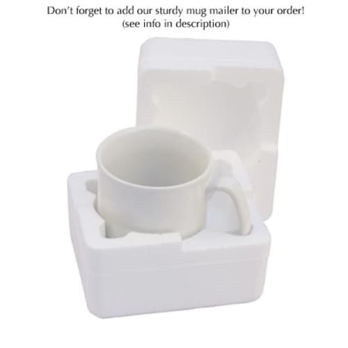Mug mailer for the Cambridge Mugs with Backstamp from Total Merchandise