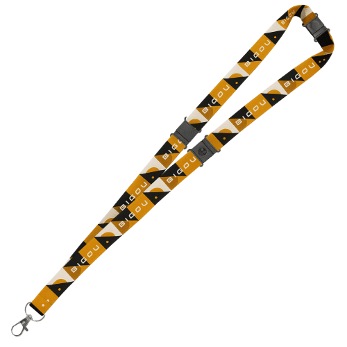 UK Made rPET 3 Break Lanyards in White