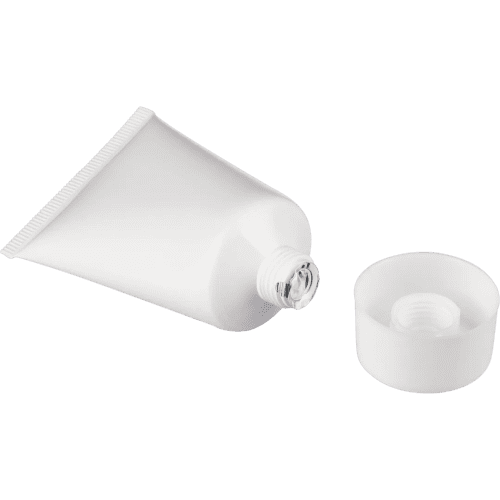 Branded SPF30 Sunscreen Tube in White printed with your logo in full-colour from Total Merchandise