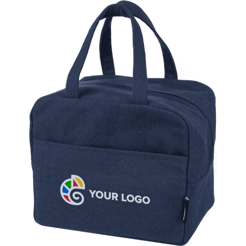 Promotional Recycled Cooler Bag in Blue printed with your logo from Total Merchandise