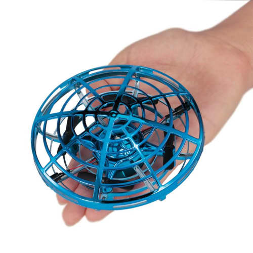 Custom Branded Interactive UFO Drone in Blue printed with your logo from Total Merchandise
