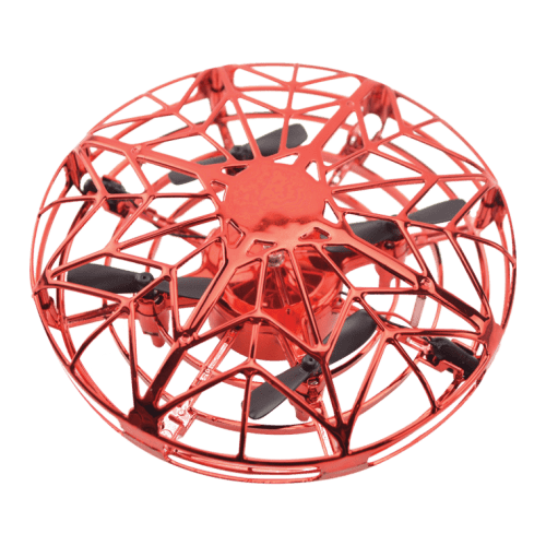 Custom Printed Interactive UFO Drone in Red printed with your logo from Total Merchandise