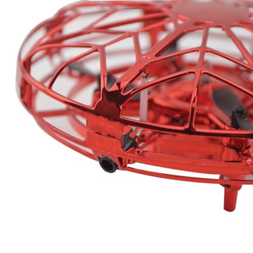 Promotional Interactive UFO Drone in Red printed with your logo from Total Merchandise