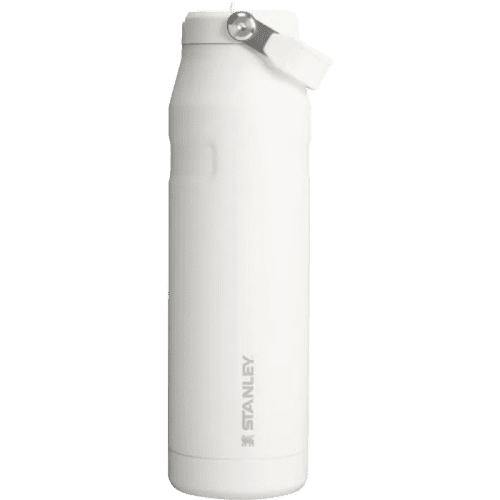 Logo branded Stanley IceFlow™ Water Bottle with Flip Straw in White from Total Merchandise
