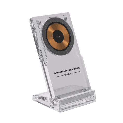 Custom Branded MagSafe 15W Magnetic Wireless Charging Stand in Transparent from Total Merchandise