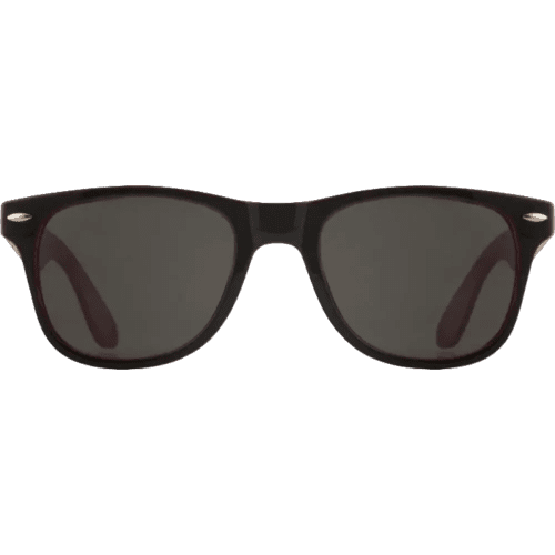Front on view of the Two Toned Sun Ray Sunglasses from Total Merchandise