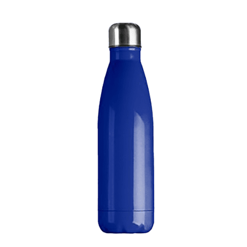 Capella Metal Bottle in Gloss Reflex Blue/Silver from Total Merchandise