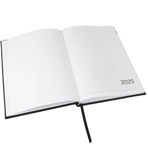 Inside of the Premium B5 Week-to-View Diary from Total Merchandise
