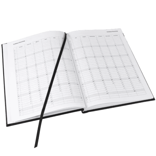 Inside of the Premium B5 Week-to-View Diary from Total Merchandise