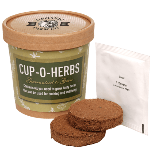 Branded Grow Your Own Herb Kit with a design from Total Merchandise