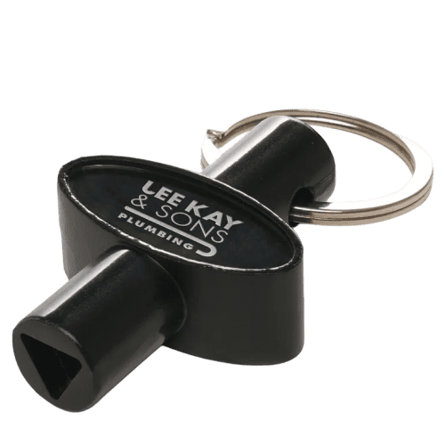 Custom Branded Radiator Keyrings in Black customised with your logo from Total Merchandise