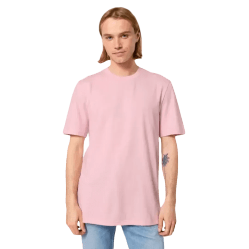 Coloured Stanley Stella Creator T-Shirt in Cotton Pink