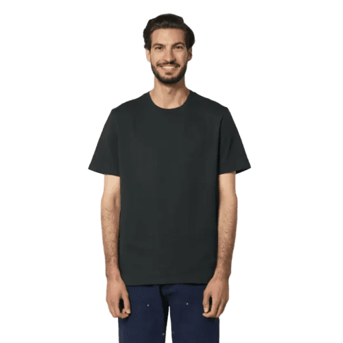 Coloured Stanley Stella Creator T-Shirt in Black