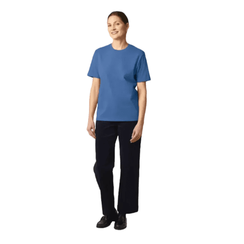 Coloured Stanley Stella Creator T-Shirt in Mindful Blue