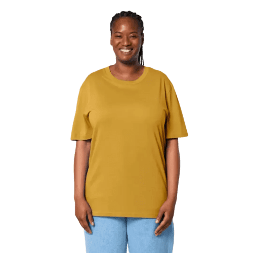 Coloured Stanley Stella Creator T-Shirt in Ochre Yellow