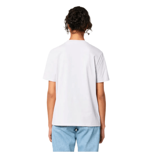 The back of the White Stanley Stella Creator T-Shirt from Total Merchandise