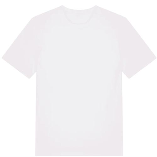 White Stanley Stella Creator T-Shirt with a design from Total Merchandise