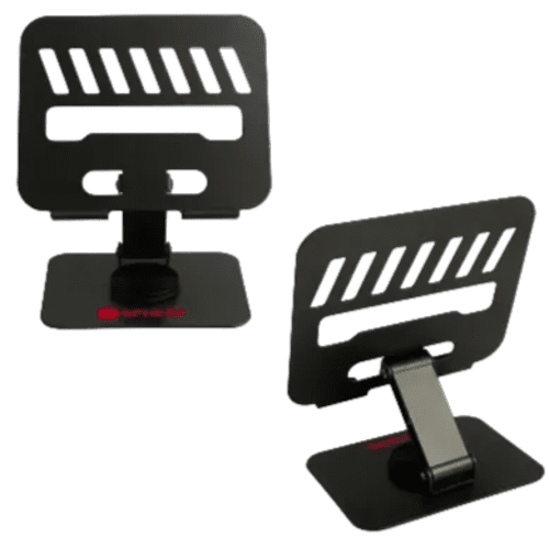 Custom Foldable Metal Tablet Stand with a design from Total Merchandise