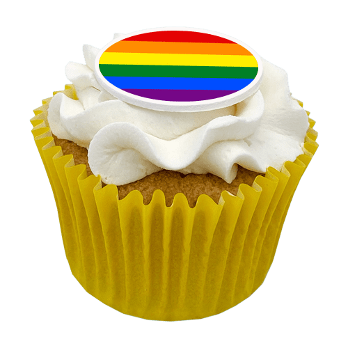 Pride Cupcakes in Yellow