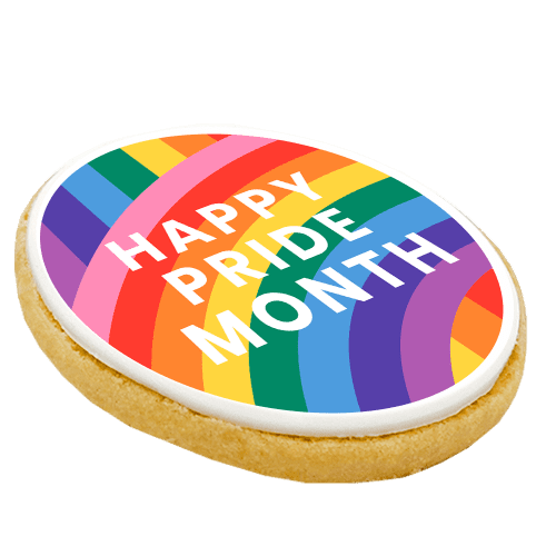 Promotional printed Pride Biscuits with a design from Total Merchandise