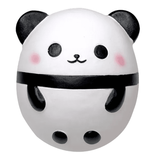 Promotional printed Kawaii Panda Stress Ball with a design from Total Merchandise