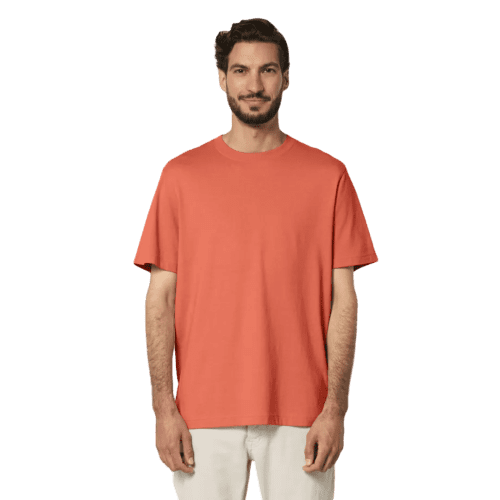 Coloured Stanley Stella Sparker Unisex Relaxed T-Shirt in Fiesta