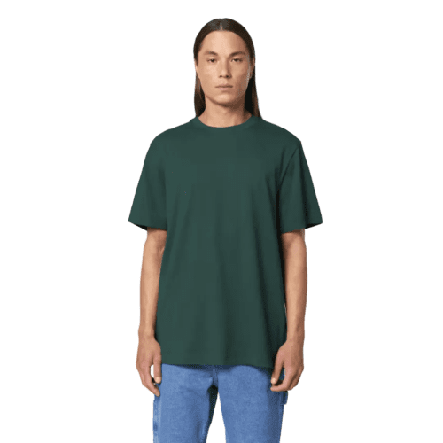 Coloured Stanley Stella Sparker Unisex Relaxed T-Shirt in Glazed Green